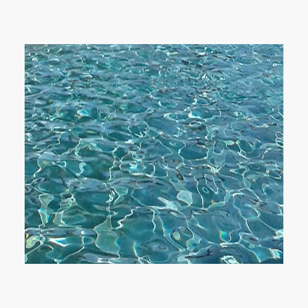FIJI Islands Resort Blue Photographic Print