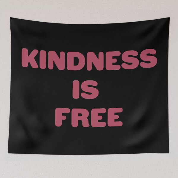 Item preview, Kindness is Free - inspirational quote for living life designed and sold by ABdigitaldesign.