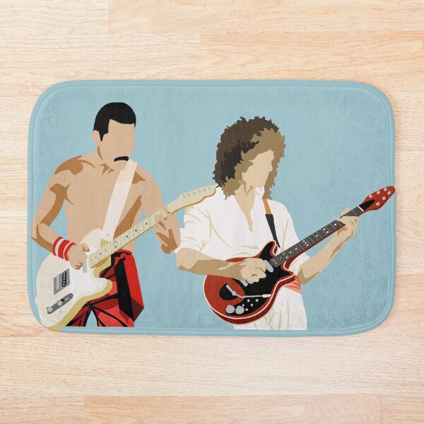 Minimal Freddie and Brian Bath Mat