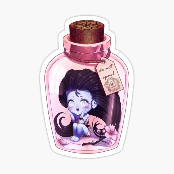 entzückende Flasche. Nicht öffnen. Oder öffne es Sticker