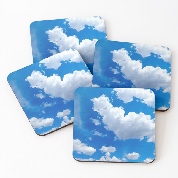 Item preview, blue sky and fluffy clouds designed and sold by Stephanie  Skeem.