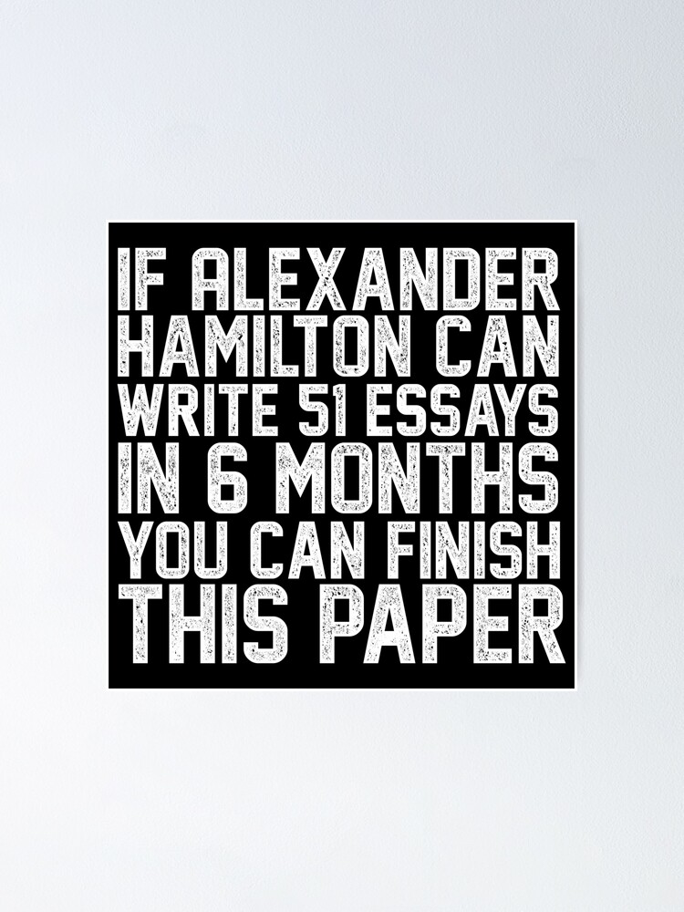 Alexander hamilton 51 essays hot sale