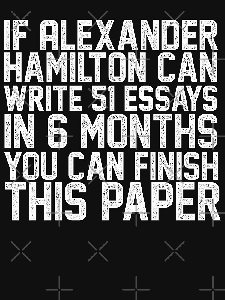 Alexander hamilton 51 essays new arrivals