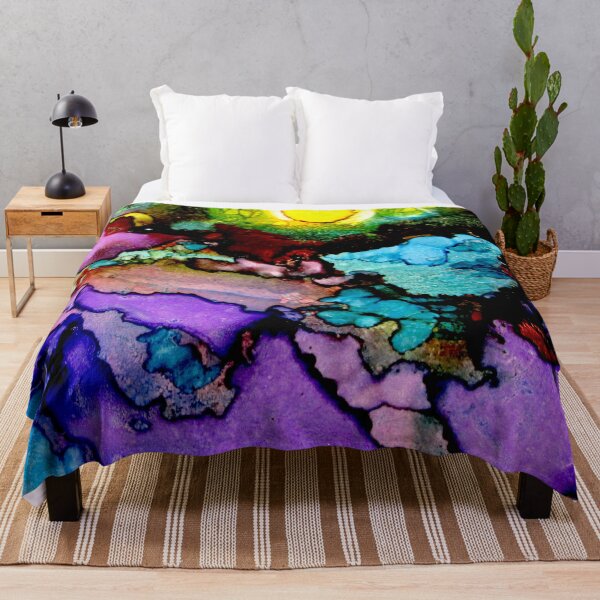 Item preview, ocean waves, alcohol ink art designed and sold by Stephanie  Skeem.
