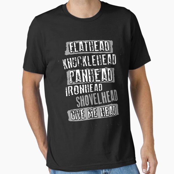Item preview, flatilead knucklehead panhead ironhead shovelhead give me head biker motorcycle designed and sold by ChristianConde.