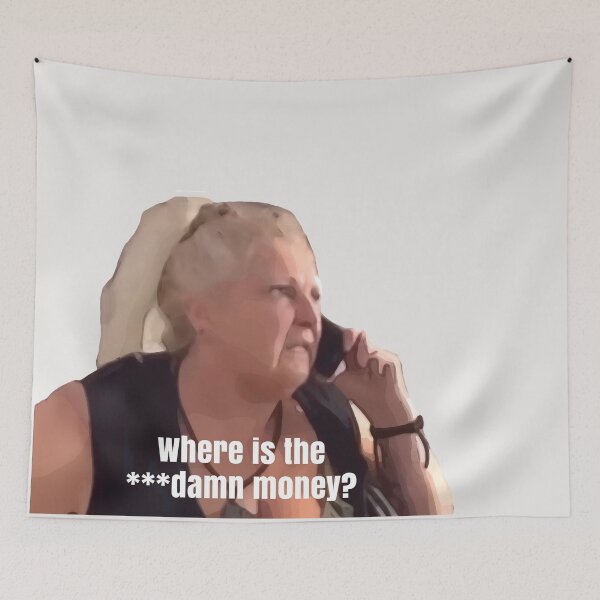 Item preview, Angela Where is the ***Damn Money designed and sold by Harvesting.