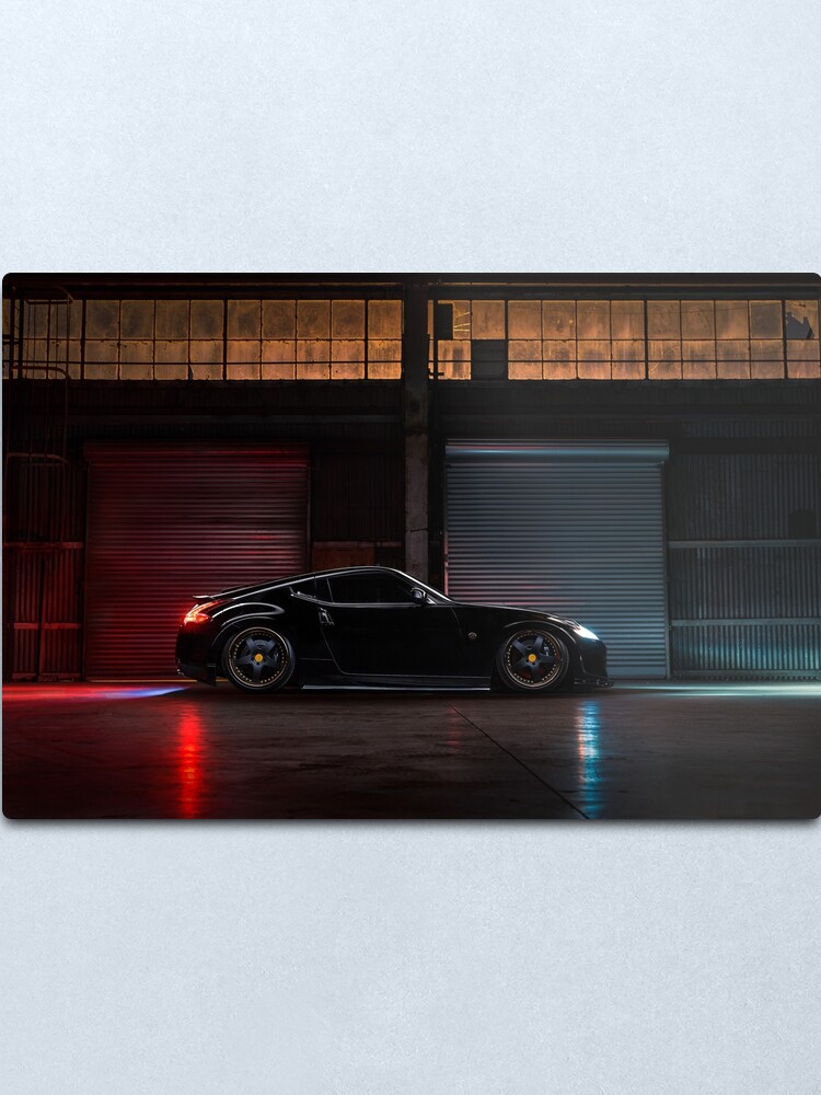 Alternate view of Light Painted Nissan 370Z Metal Print