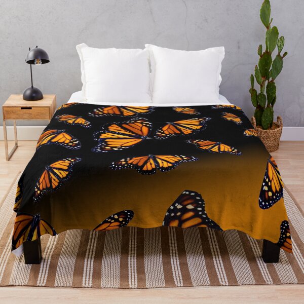 Item preview,  orange monarch butterflys  designed and sold by Stephanie  Skeem.