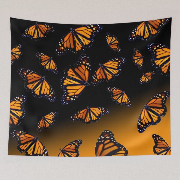 Item preview,  orange monarch butterflys  designed and sold by Stephanie  Skeem.