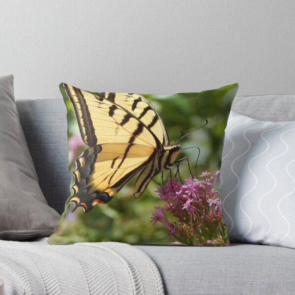 Item preview, tiger swallowtail butterfly on purple flowers,  designed and sold by Stephanie  Skeem.