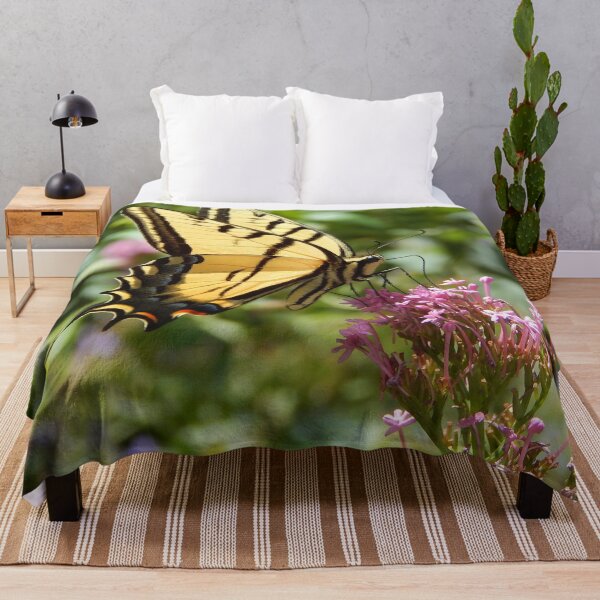 Item preview, tiger swallowtail butterfly on purple flowers, designed and sold by Stephanie Skeem.