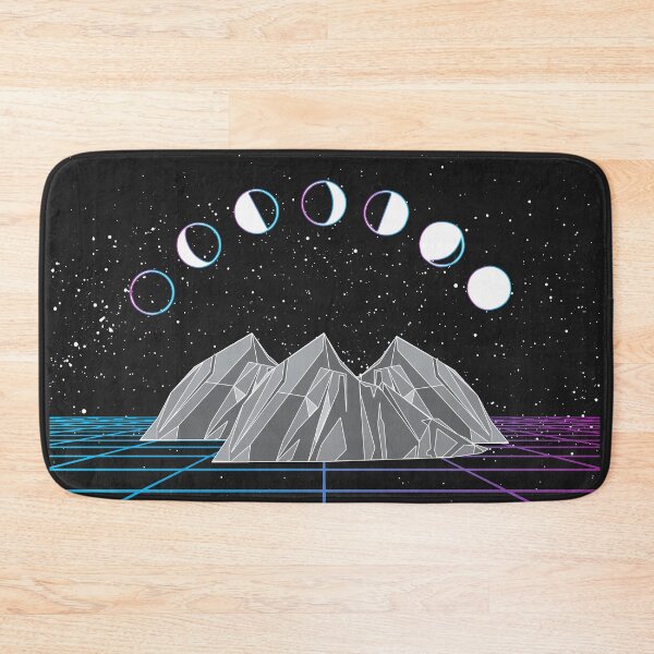 Item preview, Wire Frame Moon Mountains  designed and sold by savesarah.