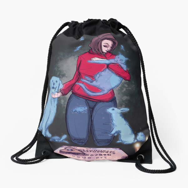 Childhood Friends Drawstring Bag