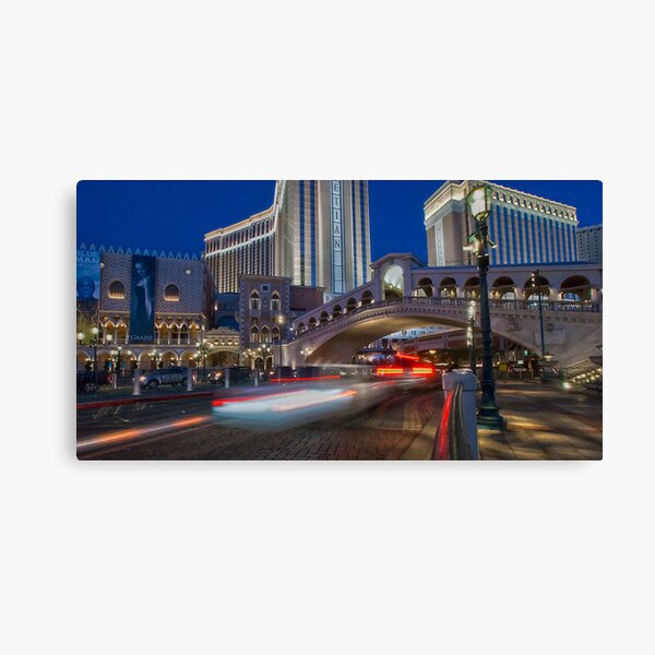 The Rialto Bridge Underpass - Las Vegas Canvas Print