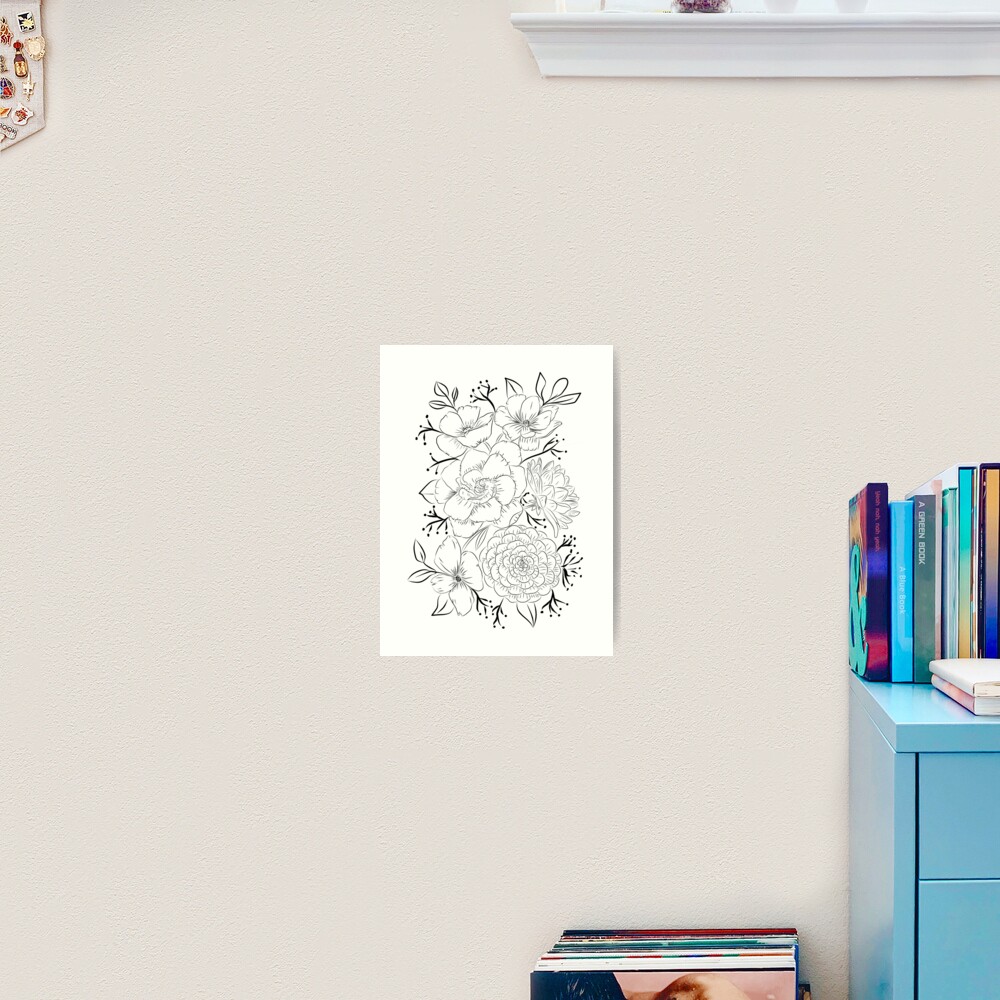Amazing bouquet Art Print