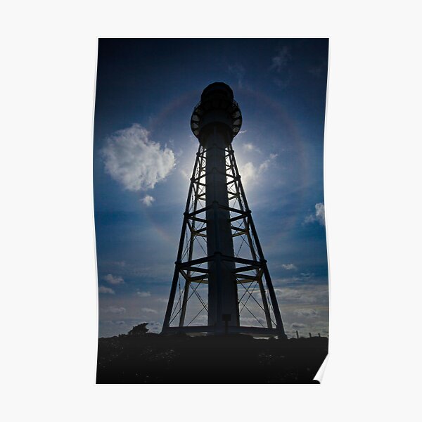 Lighthouse Halo - Currie, King Island,Tasmania Poster