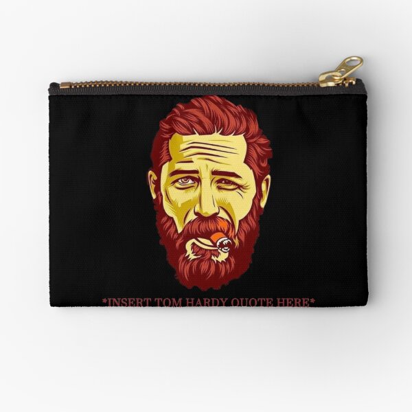 It Is Not The Violence That Sets A Man Apart It Is The Distance That He Is Prepared To Go Zipper Pouch By Hannahollywood Redbubble