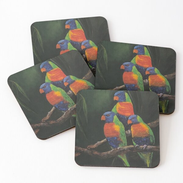 Item preview, Rainbow Lorikeets designed and sold by Coralieart.