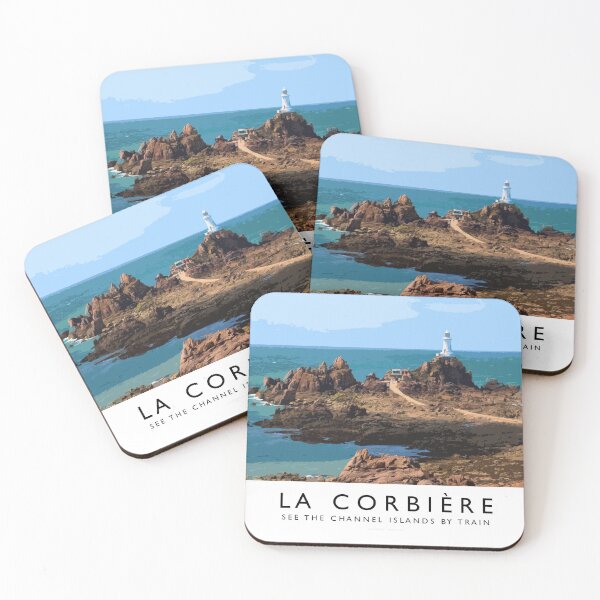 Item preview, La Corbière (Railway Poster) designed and sold by andrewroland.
