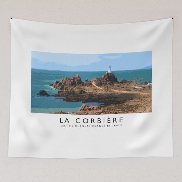 Item preview, La Corbière (Railway Poster) designed and sold by andrewroland.