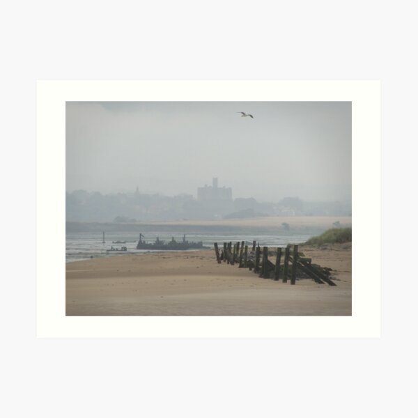 Amble Foreshore Art Print