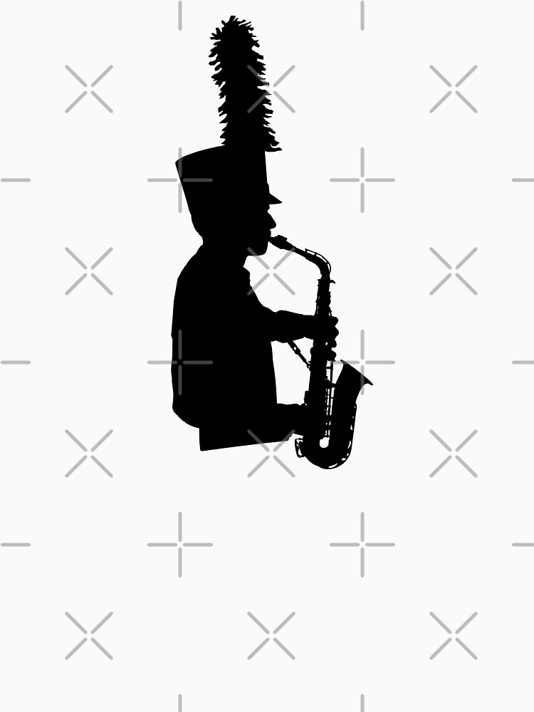 "Marching Band Alto Saxophone" Tshirt for Sale by Vistascribe