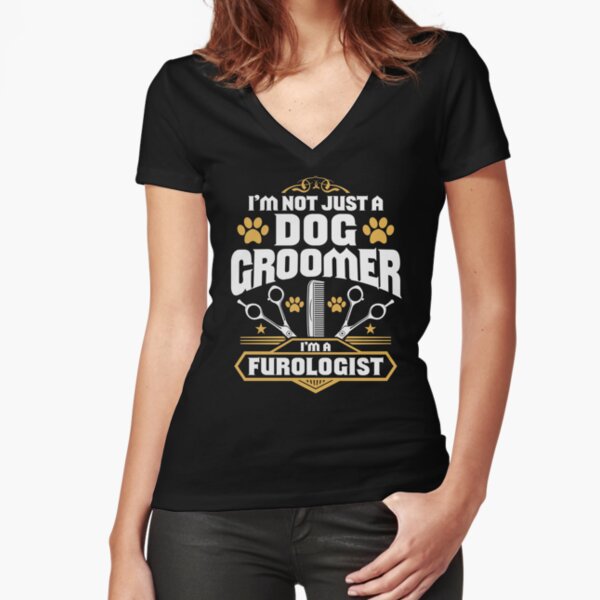 Proud Dog Groomer Furologist Leggings For Women. Pet Grooming