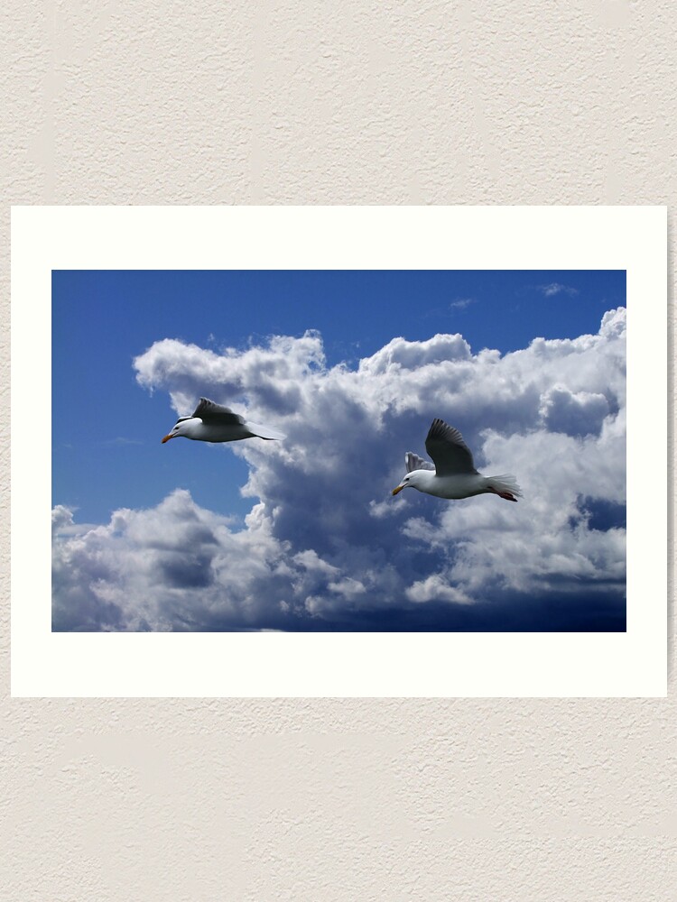 Thumbnail 1 of 3, Art Print, Wind Riders designed and sold by GeorgeCousins.