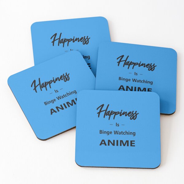 Item preview, Happiness Is Binge Watching Anime designed and sold by GeekyAngel.