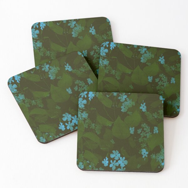 Item preview, Small blue flowers designed and sold by Shoshina.