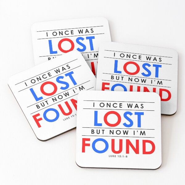 Item preview, Christian gift ideas I once was lost but now I'm found Gospel Bible verse inspirational motivational gift designed and sold by LoveEveryWear.