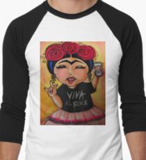 Frida Rocks / Frida Roquera Men's Baseball ¾ T-Shirt