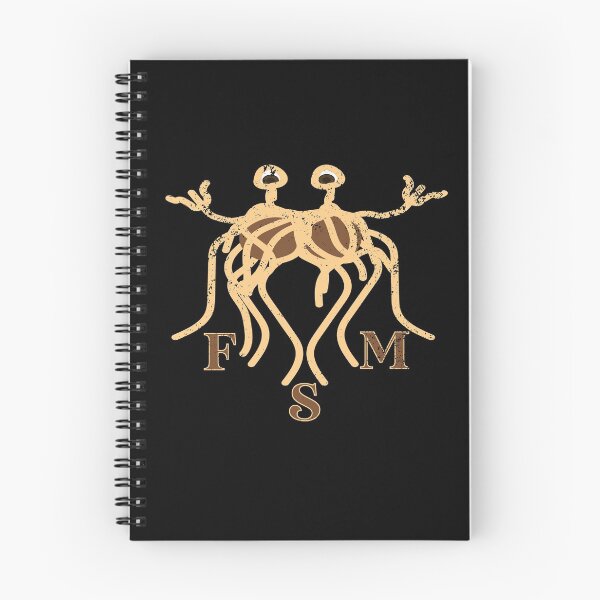 Item preview, Flying Spaghetti Monster Fish Emblem Alimentos designed and sold by Phaedra Jones.