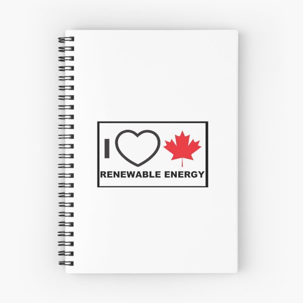 Aperçu de l'œuvre J'aime les énergies renouvelables canadiennes créée et vendue par KaiDee.