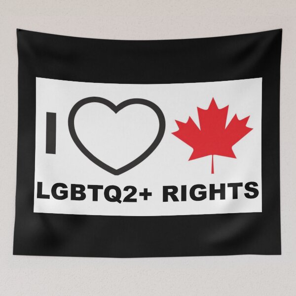 Item preview, I Love Canadian LGBTQ2+ Rights designed and sold by KaiDee.