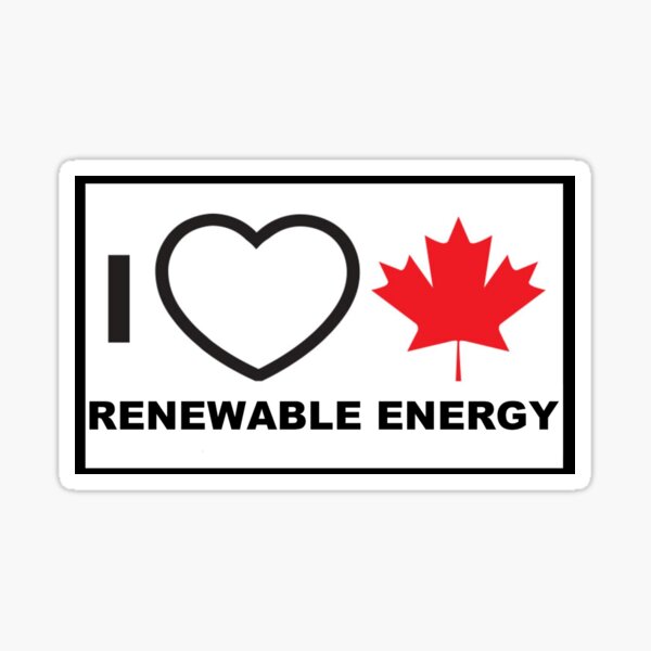 Item preview, I Love Canadian Renewable Energy designed and sold by KaiDee.