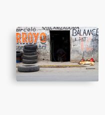 Garage Canvas Print