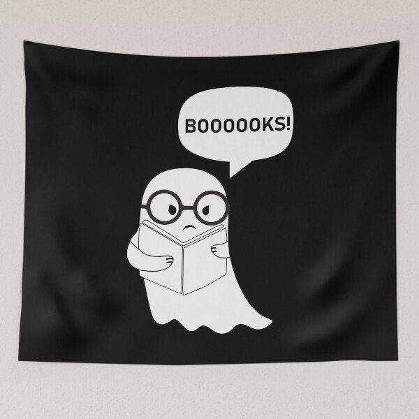 Item preview, Funny Book Reading Cute Halloween Ghost Book Lovers Costume designed and sold by mrsmitful.