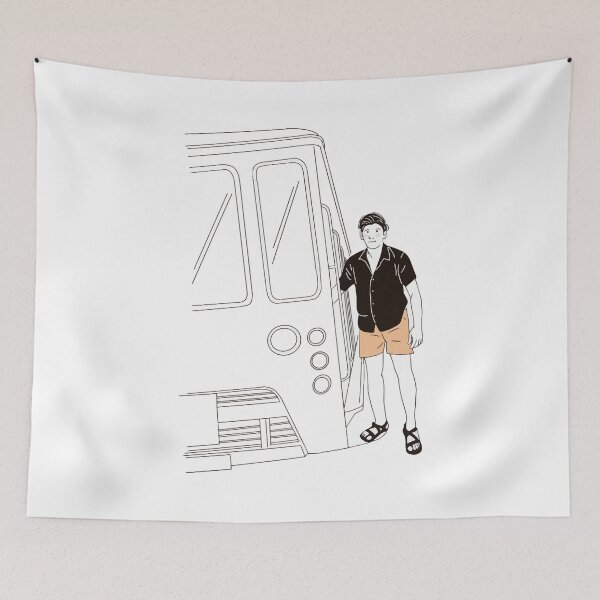 Item preview, Boy riding the tram designed and sold by renanbarco.
