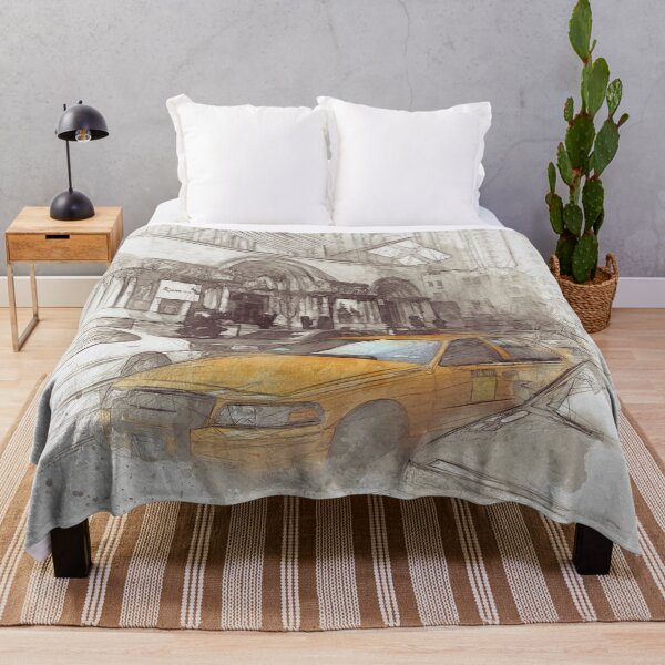 Item preview, NYC Yellow Cabs Avenue - SKETCH designed and sold by Art-Frankenberg.