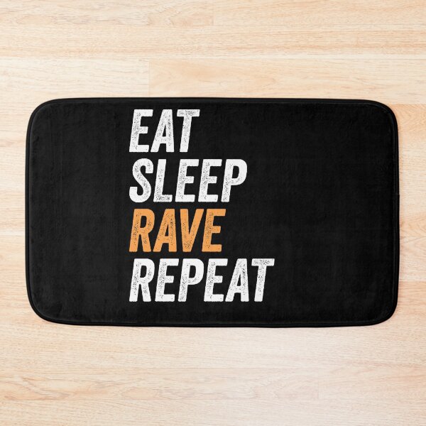 Item preview, Eat Sleep Rave Repeat Funny Rave Gift For Electronic Music Fans, Dance Lovers and Party  Freak s designed and sold by zenpatterns.