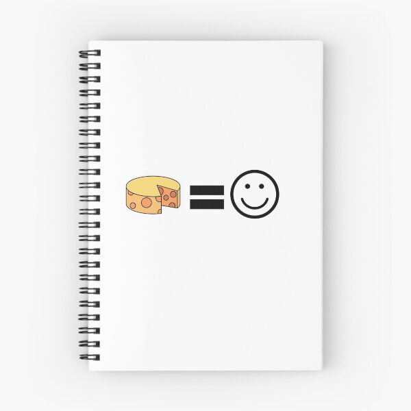 Item preview, Cheese Equals Happiness Happy Sarcastic Funny Cute Foodie Foodlover Birthday Gift Idea designed and sold by EpsilonEridani.
