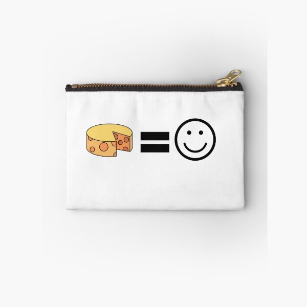 Item preview, Cheese Equals Happiness Happy Sarcastic Funny Cute Foodie Foodlover Birthday Gift Idea designed and sold by EpsilonEridani.