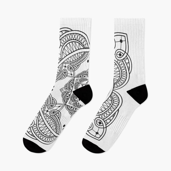 Item preview, Elegant Lace Henna Tattoo Style Mandala Pattern designed and sold by Anna Lemos.