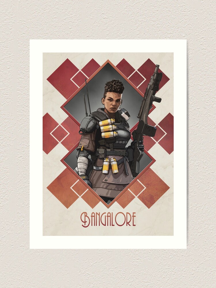 Apex Legends Art Deco Bangalore Character Poster Art Print By Gemini Phoenix Redbubble