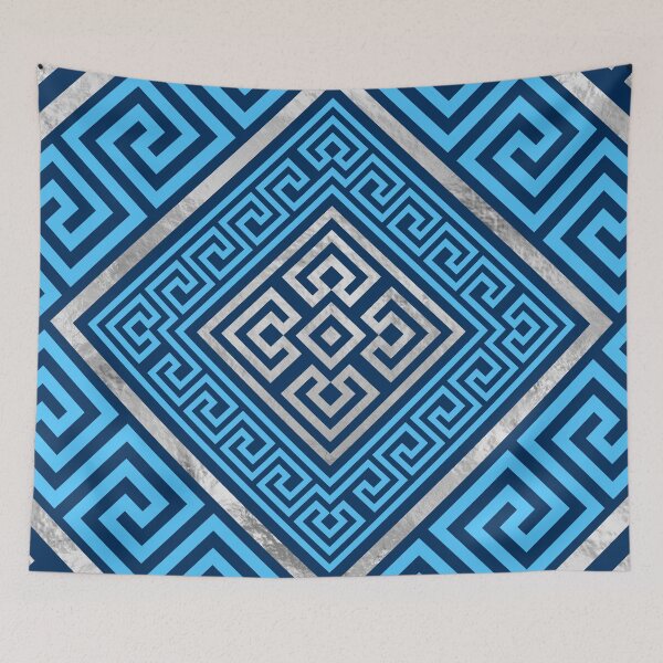 Item preview, Greek Key Ornament - Greek Meander -Rhombus #3 designed and sold by k9printart.