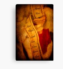 Wishlists Canvas Print