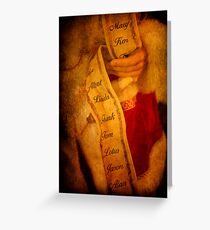 Wishlists Greeting Card