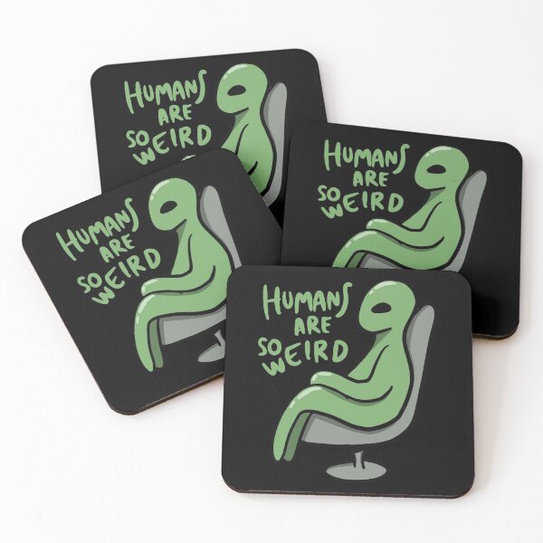 Item preview, Funny Alien at Therapy Humans Are so Weird designed and sold by winwinshirt.