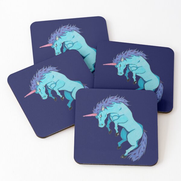 Item preview, Blue unicorn designed and sold by Batartiste.